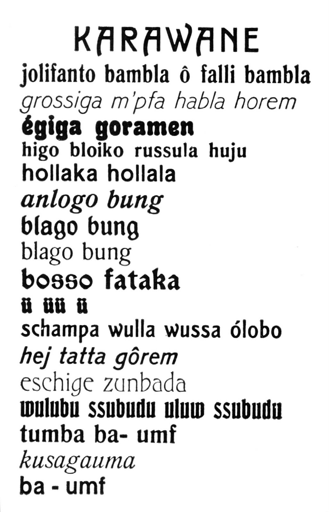 Composition typographique de la 