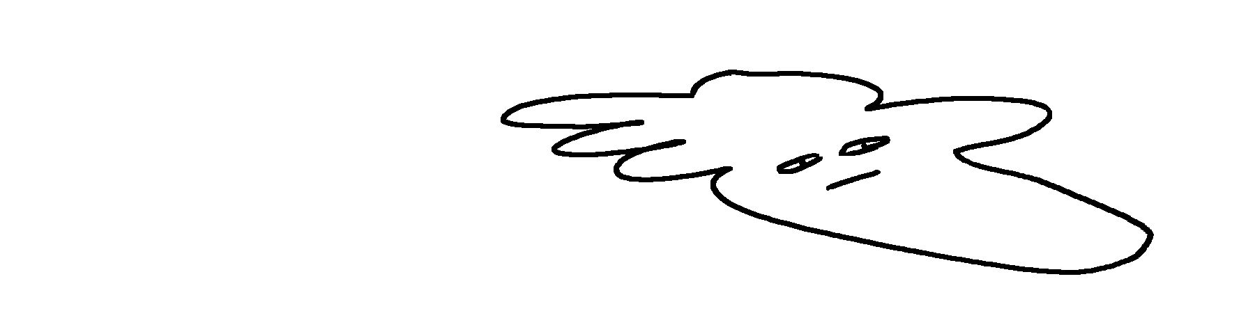 visage dessiné et simplifié