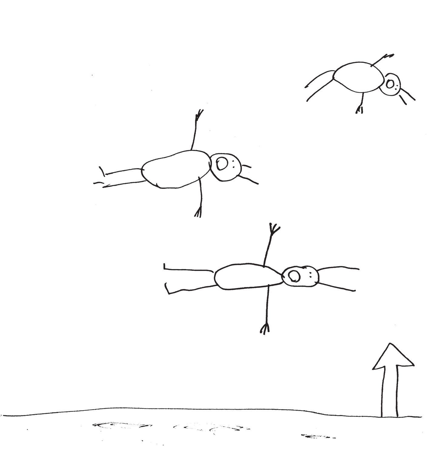 Dessin de trois personnes