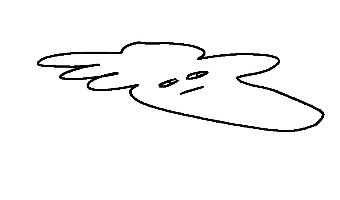 visage dessiné et simplifié