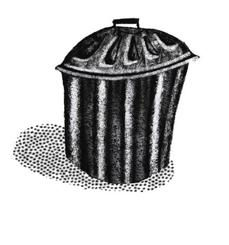 Dessin d’une poubelle