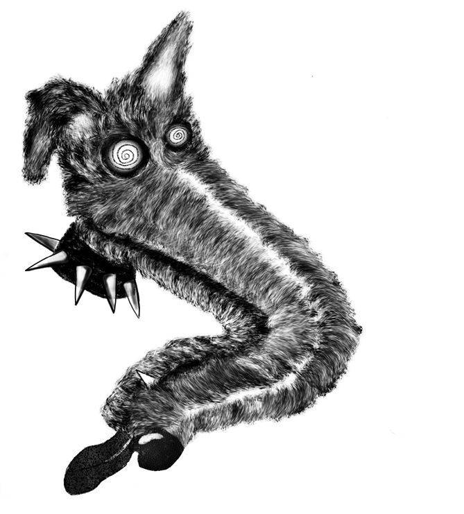 Dessin d’un chien en peluche