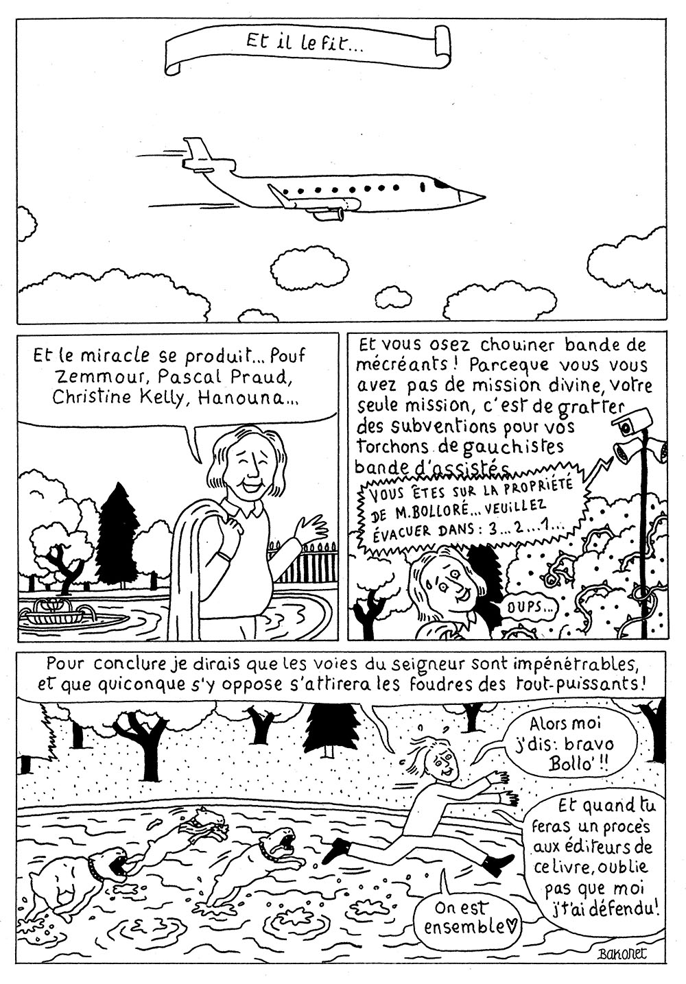 Planche 3 de la bande dessinée de Bakonet Jackonet
