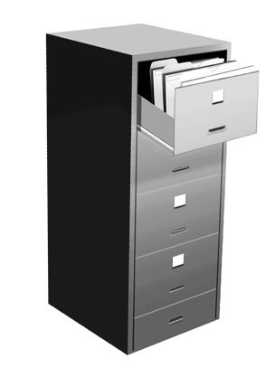 Photo d’un meuble de bureau