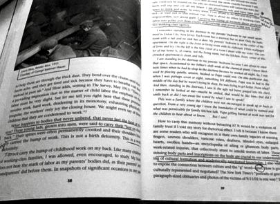 Photo d’un livre ouvert et annoté